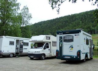 Parkplatz am Tåsjön Hembygdsgård